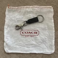 COACH コーチ キーホルダー キーリング ブラックのサムネイル