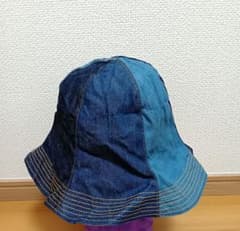 ソニックラブ　sonic lab、デニム、チューリップ帽、リバーシブル