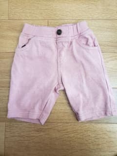 80cm ハーフパンツ くすみピンクのサムネイル