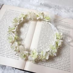 ベビー＆キッズ用花冠 ivory/melonのサムネイル