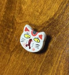 猫の顔 帯留めのサムネイル