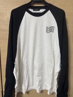 SLOPPY 長袖Tシャツ Fサイズ ホワイト/ブラックのサムネイル