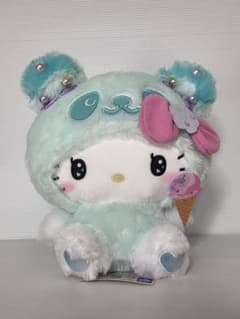 ハローキティ ゆめかわミントカラーBIGぬいぐるみ ミントグリーン　SANRIO