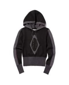 mschf RHOMBUS KNIT HOODIE ニットフーディー パーカー - メルカリ