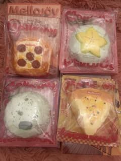 ☆大幅値下げ☆メロジョイ スクイーズ トースト 大福 ピザ カップケーキ4点 ☆大幅値下げ☆メロジョイ スクイーズ トースト 大福 ピザ カップ