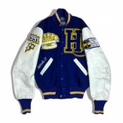 希少 90s USA製 Allion ヴィンテージスタジャン テニス - メルカリ