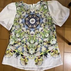 Aライン半袖ブラウスのサムネイル