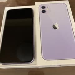 I Phone11 中古美品 SIMフリー パープル 256GBのサムネイル