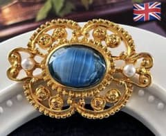 イギリス製 ギブレガラス ヴィンテージ ブローチ9926 - メルカリ