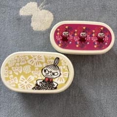 ムーミンデザイン弁当箱2個セット　中古のサムネイル