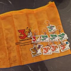 ポケモン 30周年　メタルチャーム　ポーチ　ピカチュウのサムネイル