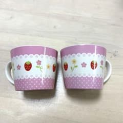 mothergardenイチゴ ペア マグカップのサムネイル