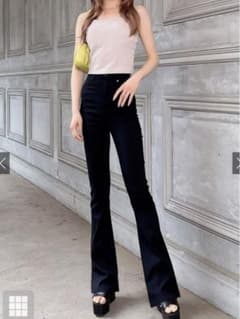 GRL ストレッチフレアパンツ[cu34] Sサイズのサムネイル