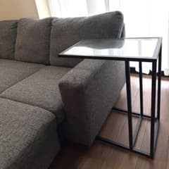 サイドテーブル IKEA VITTSJÖ ヴィットショー ラップトップスタンド