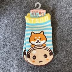 【新品】あつおと豆柴　キッズ靴下 16-20cmのサムネイル