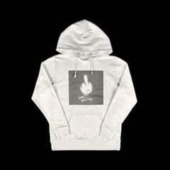 新品 ミッキー ハンド FUCK YOU 中指立て 挑発 ジェスチャー パーカー