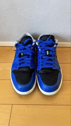 青/黒 AJ1 エアジョーダン1ローカットのサムネイル