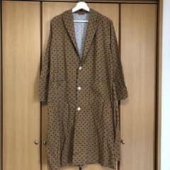 小紋柄 柄シャツ プリントネル ガウン トレンチのサムネイル