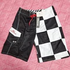 barrel メンズ サーフパンツ 水着 チェッカーフラッグのサムネイル