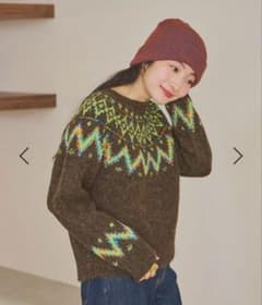 ニコアンドniko and... アンゴラMIXノルディックプルオーバーのサムネイル