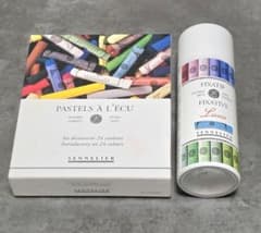 Sennelier パステル 24色セット フィキサチーフ付のサムネイル