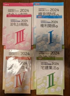 宅建テキスト＆過去問題集＆おまけ色々 2024年 日建学院のサムネイル