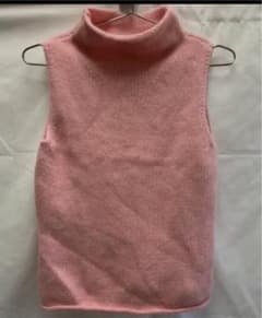 vintage knit best/baby pinkのサムネイル