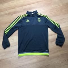 adidas アディダス　レアル・マドリード　ハーフジップ　ジャージ　Mサイズのサムネイル