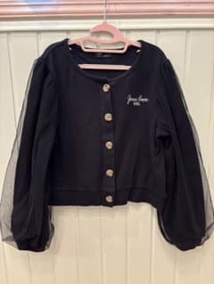 JENNEloveカーディガン黒160長袖トップスのサムネイル