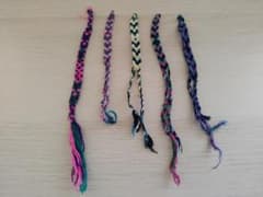 グアテマラ製　ハンドメイド ミサンガ 5本セットのサムネイル