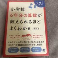 小学校6年分の算数が教えられるほどよくわかるのサムネイル