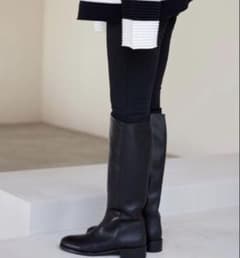 SLOBE IENA【REMME/レメ】 ブラックBASIC ロングブーツ - メルカリ