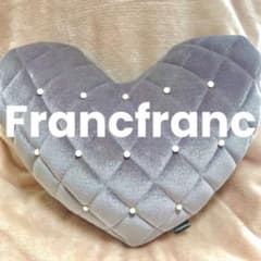 Francfranc 販売終了品　ハートクッションのサムネイル