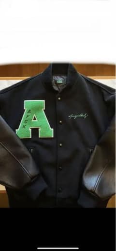 afgk afewgoodkids スタジャン XL レザージャケットのサムネイル