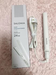 SALONIA ストレートアイロン SL-004 白色のサムネイル