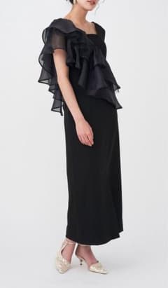 大幅限定値下価格ラグナムーンLADYフィラメントフリルアシンメトリードレス 3日間大幅限定値下価格ラグナムーンLADYフィラメントフリル