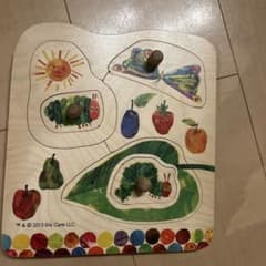 はらぺこあおむし　パズル　型はめパズル　木製　知育　幼児のサムネイル