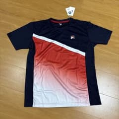 FILA グラデーション Tシャツ M ネイビー/レッドのサムネイル
