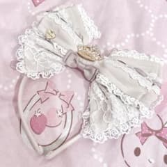 LIZLISA♡ドーリーレースリボンカチューシャ♡ピンクのサムネイル