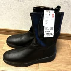 UNIQLO C ブラック ブーツ 26.0cm 新品未使用のサムネイル