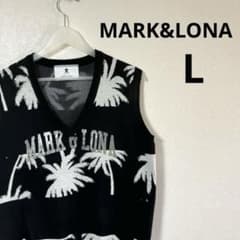 MARK&LONA ゴルフ ニットベスト　スカル　L MARK&LONA ゴルフ ニットベスト スカル L - メルカリ