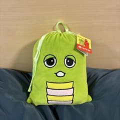 ポンキッキ　ガチャピン みんなともだちの日 巾着 ひざかけ