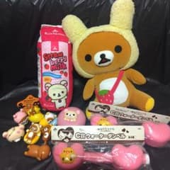 격레어 선엑스 리락쿠마 키이로이트리 덤벨 하트 봉제인형