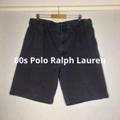 00s Polo Ralph Lauren チノショーツ ハーフパンツ 紺42のサムネイル