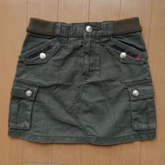 スカート  120  カーキ色のサムネイル