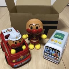 アンパンマン おもちゃセット　おしゃべり　消防車　電車のサムネイル