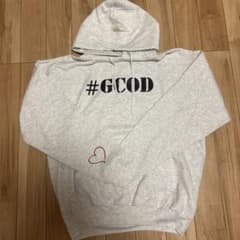 Hanes プリント フーディー パーカー グレーのサムネイル