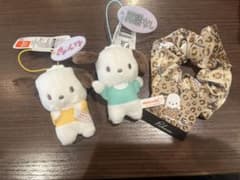 ポチャッコ マスコット ふんわりタッチセリフ付きマスコット シュシュ ヒョウ柄