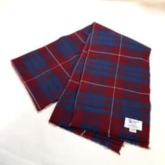 Jonstons of Elgin グリーンレーベルリラクシング ストール 赤 - メルカリ