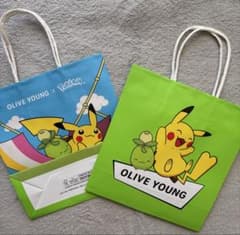 OLIVE YOUNG 올리브 영 오리얀 쇼퍼 포켓몬 소